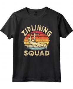 Ziplining Squad per le Donne Vintage - Maglietta Zip Line Retro - Ideale per Zipliner e Avventura Esterna